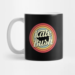 Kate Proud Name Retro Rainbow Tribute Mug